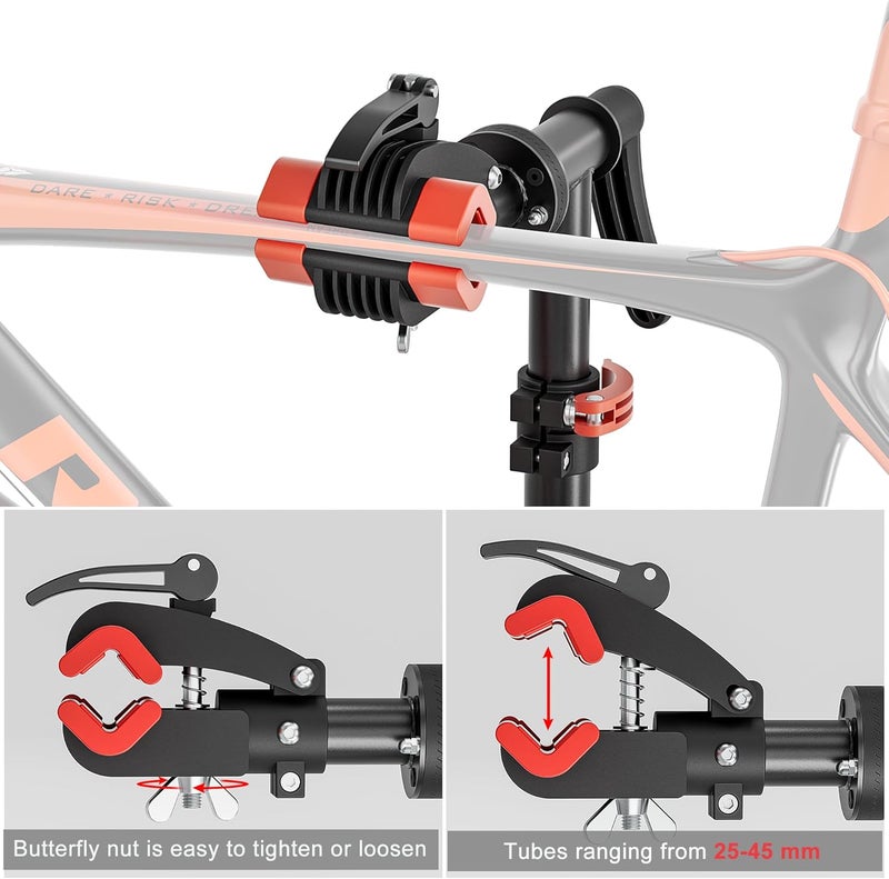 CXWXC Bike Repair Stand - Bench Mount Maintenance Stand Rack - E-bike Workstands for Mountain and Road Bikes - Home and Shop Mechanics - Image 4